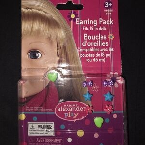 Madame Alexander Play Earring Pack for Dolls